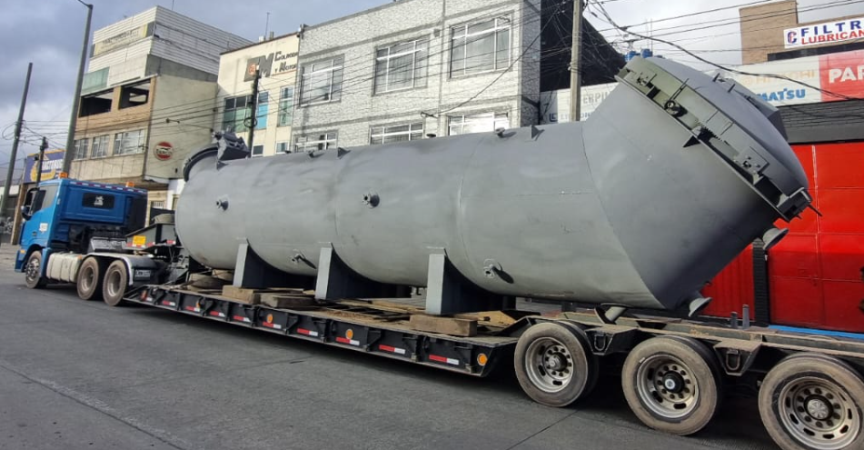 AUTOCLAVE OBLICUA DIAMETRO 2500 mm